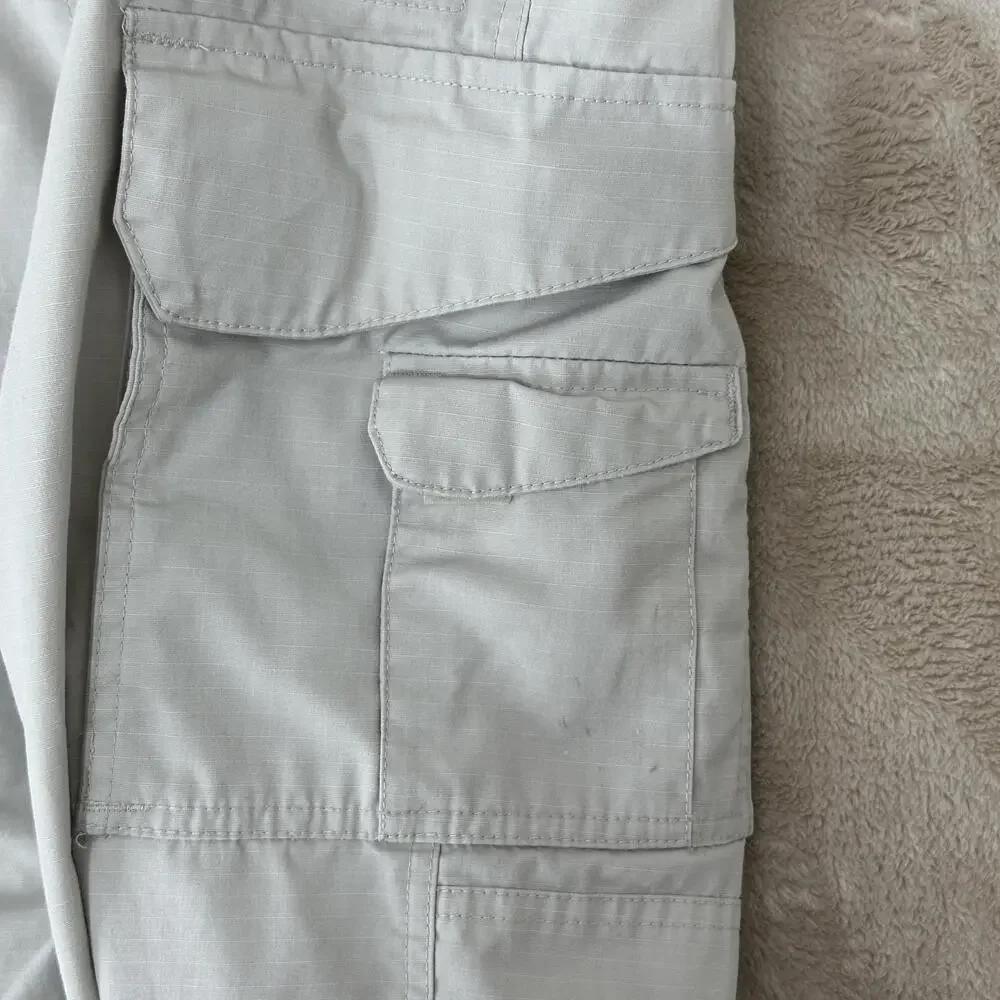 TRU-SPEC Pants Mens 34x30 Beige Cargo Ripstop Tactical Workwear Utility